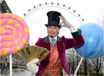 London Eye: Charlie and the Chocolate Factory